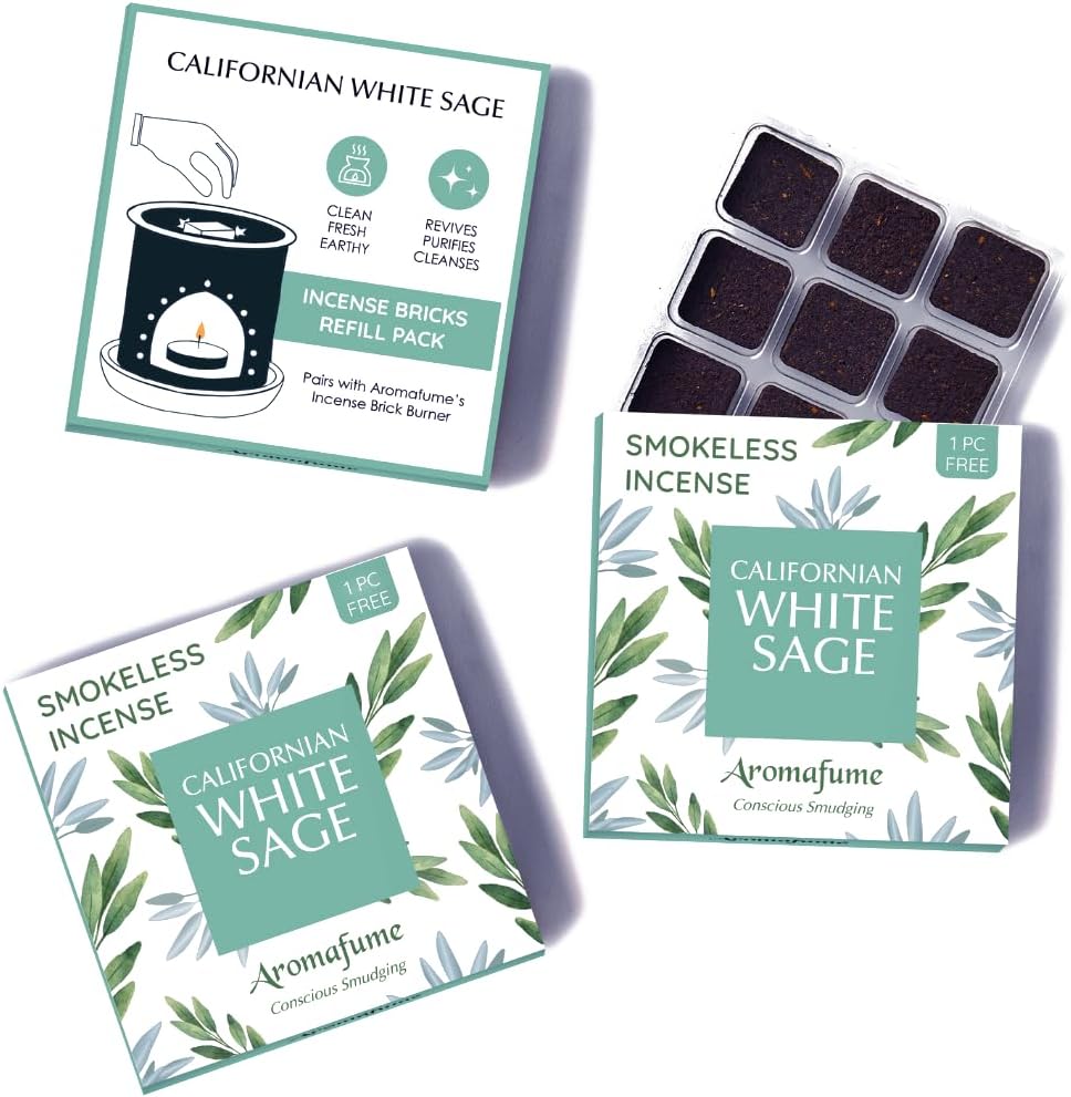 White sage Aroma Fume Briquettes - Image 4