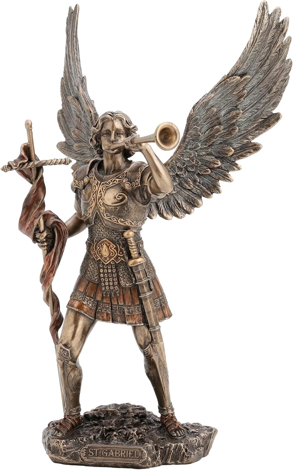 Bronze Archangel Gabriel - 34x18cm - Male