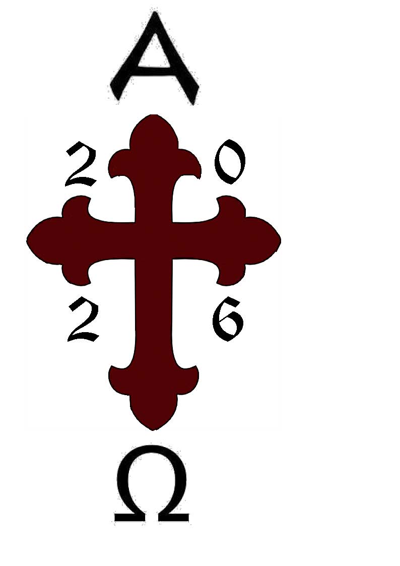 Fleur de Lis  Paschal Easter Candle - 100 x 800mm