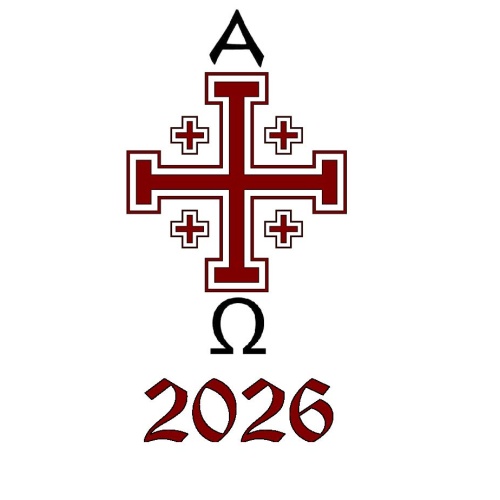 Jerusalem Cross Paschal Easter Candle - 100 x 800mm