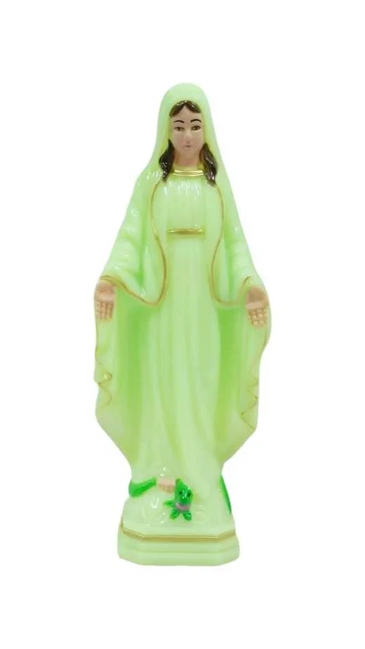 10cm Our Lady of Grace Glow in the Dark Plastic Statue