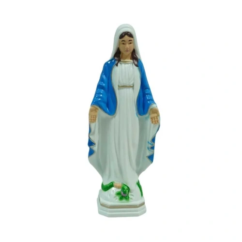 10cm - Our Lady of Grace Plastic Statue