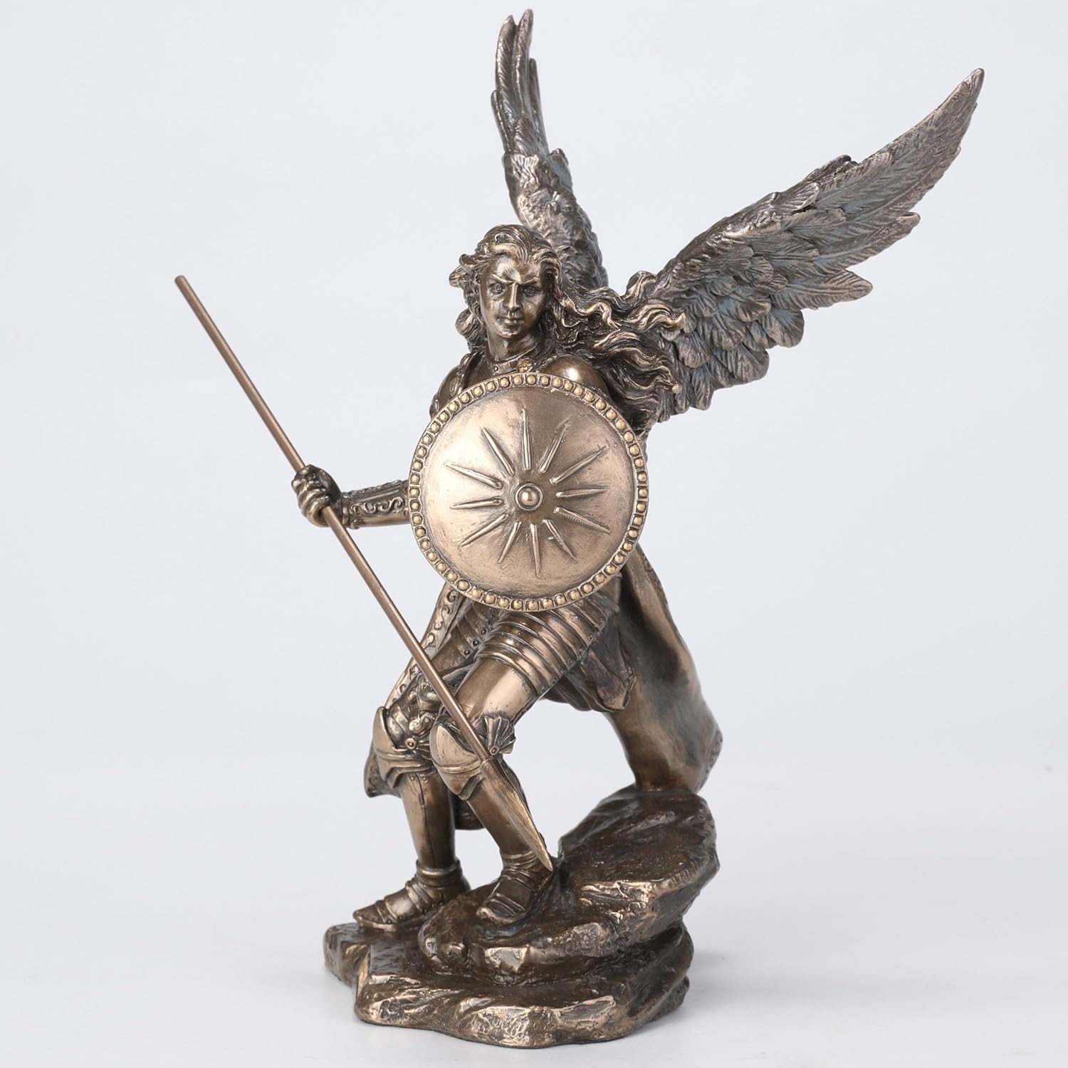 34cm Bronze Archangel Raphael Statue - Studio Collection - Image 5