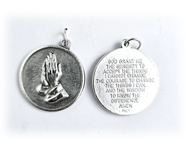 Serenity Prayer medal