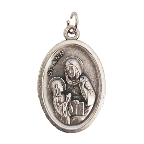 St Anne Medal - Imported from Italy (Patron Women, Grandmothers, Poor & Seamstresses)