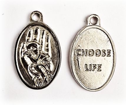 "Choose Life" medal