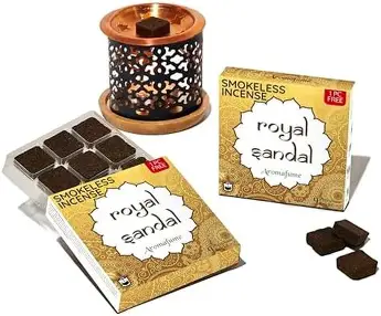 Royal Sandalwood Aromafume Briquettes - Image 5