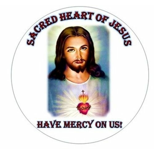 37mm Sacred Heart of Jesus Pin