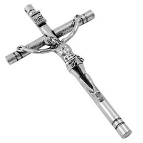 Silver Elegant Crucifix - 11cm
