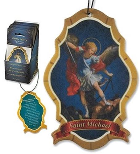 St Michael Devotional Air Freshner with Prayer card