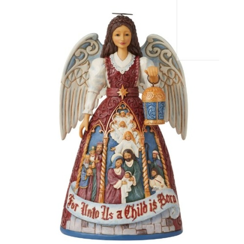 Victorian Nativity Angel - 25cm tall -  Jim Shore Heartwood Creek