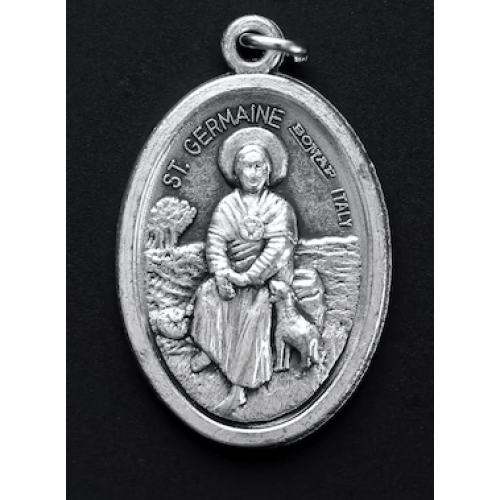 St Germaine medal- Patron Saint of child abuse & disabled people