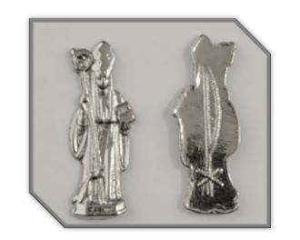 St Liborius of Le Mans  3cm Pocket / Handbag Statue