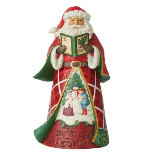 Jim Shore - 26cm Carolling Santa