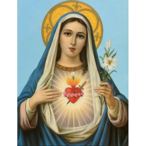 A3 Poster - Immaculate Heart of Mary