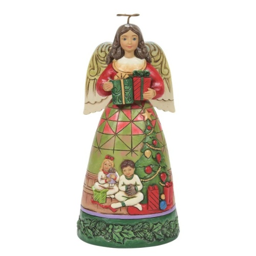 Jim Shore - Christmas Morning Angel 16cm tall