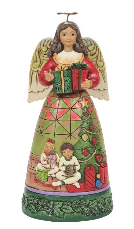 Jim Shore - Christmas Morning Angel 16cm tall