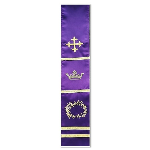Purple 2 point Stole