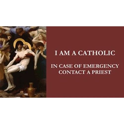 I am a Catholic  in case of an emergency, contact a priest