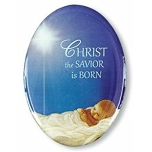 Christ the Saviour is Born Button Pin