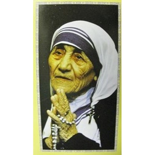 Mother Theresa Holy card