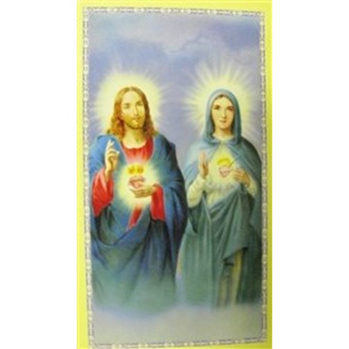 Sacred Heart Holy card