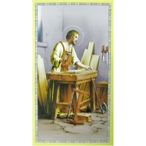 St Joseph Holy card