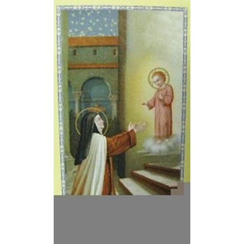 St Teresa of Avila Holy Card