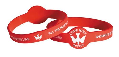 Come Holy Spirit Silicone bracelet