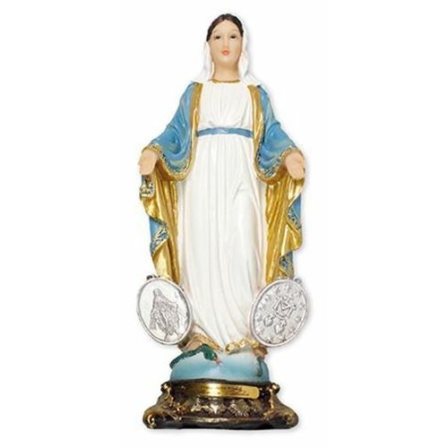 20cm Miraculous Medal Statue  of Our Lady - Florentine Collection - collectors item