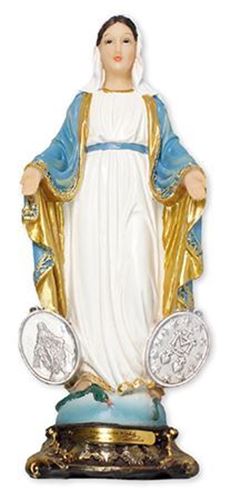 20cm Miraculous Medal Statue  of Our Lady - Florentine Collection - collectors item
