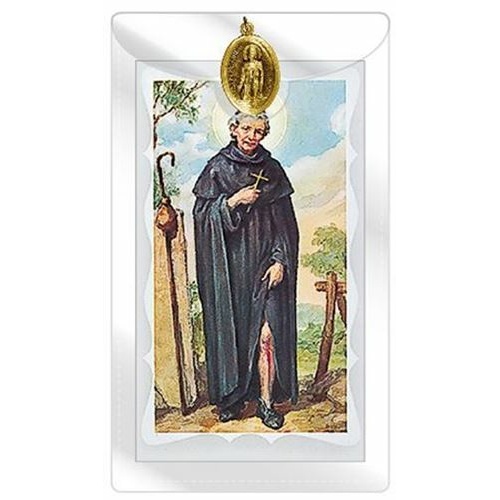 St Peregrine  Medal with Prayer Card