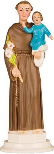 10cm St Anthony Plastic Statue