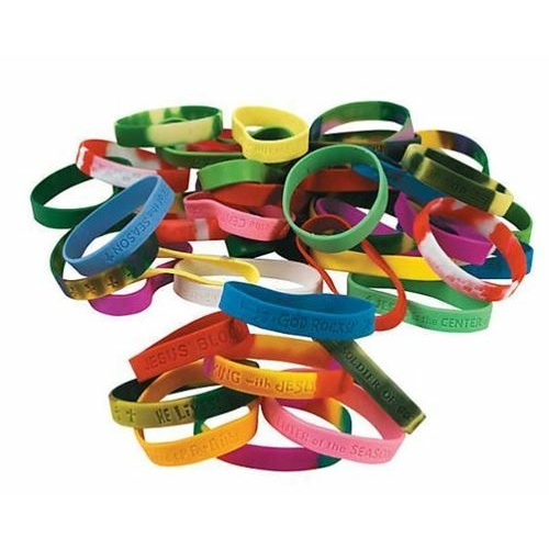 Multicolored Silicone Bracelet