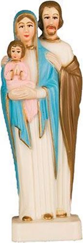 10cm Holy Family Plastic Statue