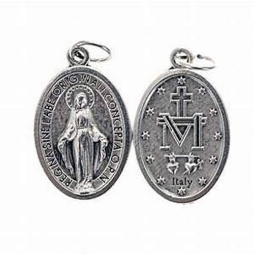 Sterling Silver Miraculous Medal - 2.5cm long