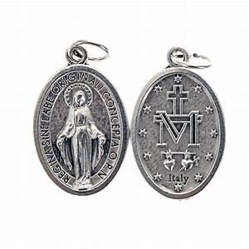Sterling Silver Miraculous Medal - 2.5cm long