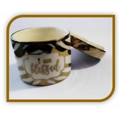 I am Blessed Ceramic Trinket/Jewellery box