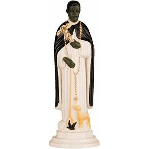 10cm St Martin de Porres Plastic Statue