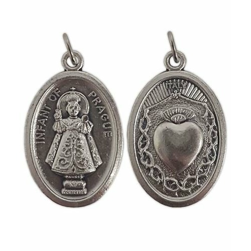 Sterling silver Infant of Prague Pendant
