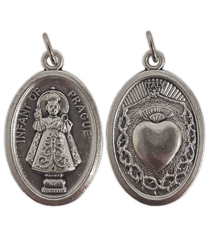Sterling silver Infant of Prague Pendant