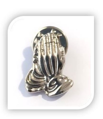 Praying hands Lapel pin