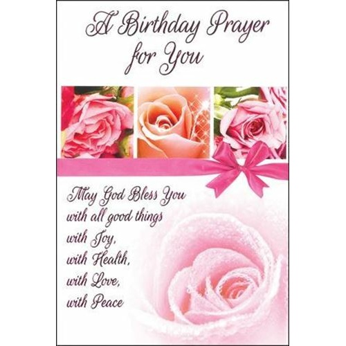 A Birthday Prayer for You - Greeting card