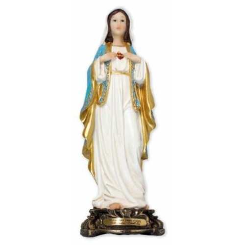 13cm Immaculate Heart of Mary Statue - Florentine collectors item