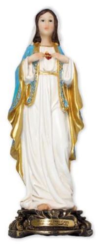 13cm Immaculate Heart of Mary Statue - Florentine collectors item