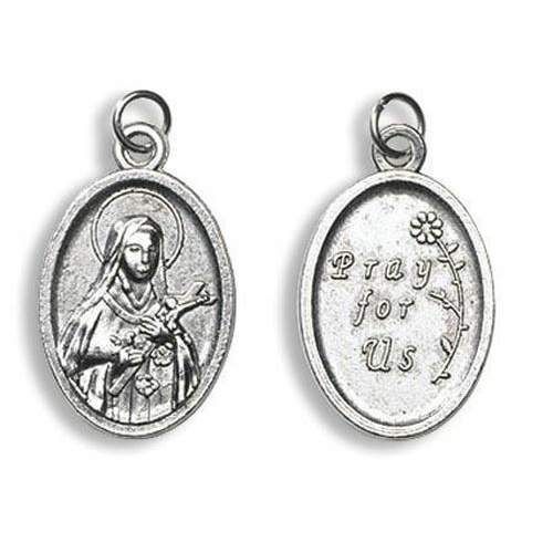 St Theresa Lisieux  Medal - The little flower / patron saint of Aids/HIV sufferers