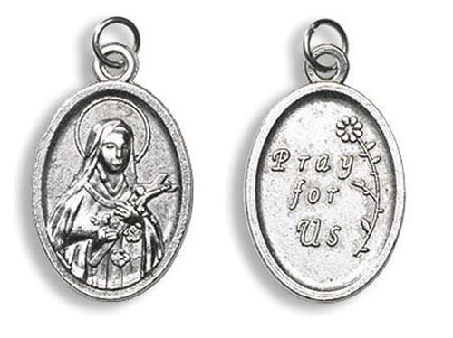 St Theresa Lisieux  Medal - The little flower / patron saint of Aids/HIV sufferers