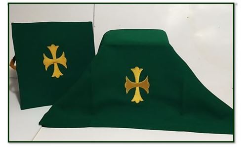 Burse and Chalice Veil in Green