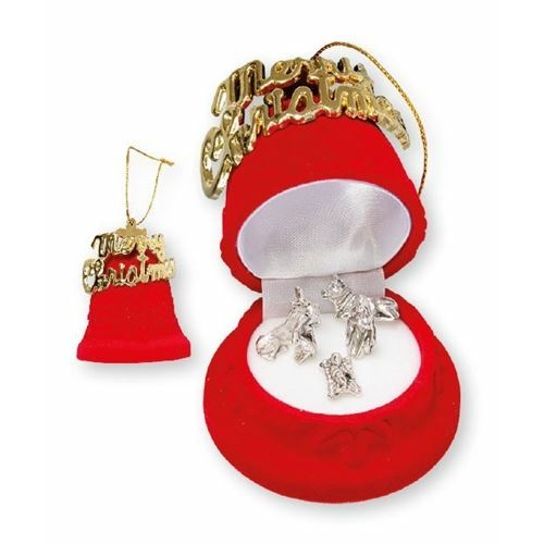 Mini Nativity in Bell Velvet box