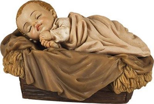 7cm Baby Jesus in Crib